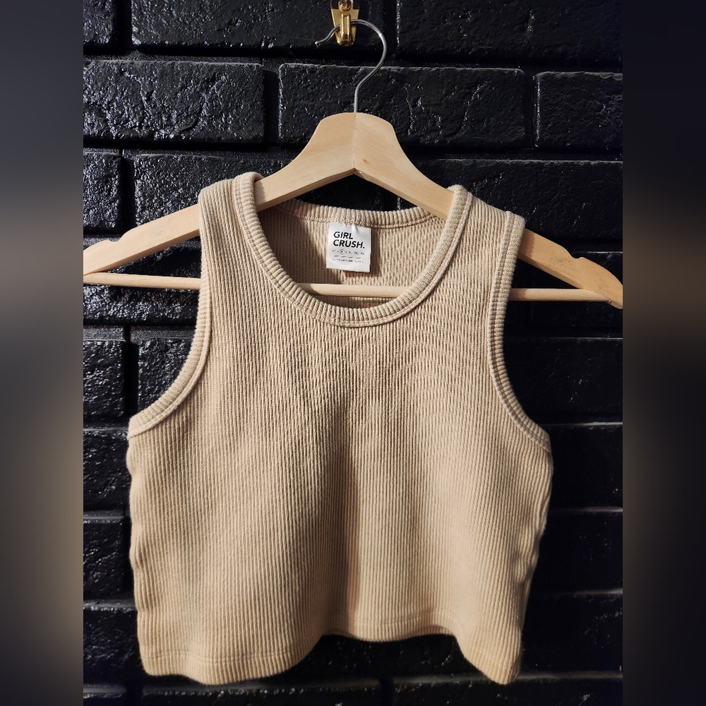 Girl Crush Ribbed Tank Top